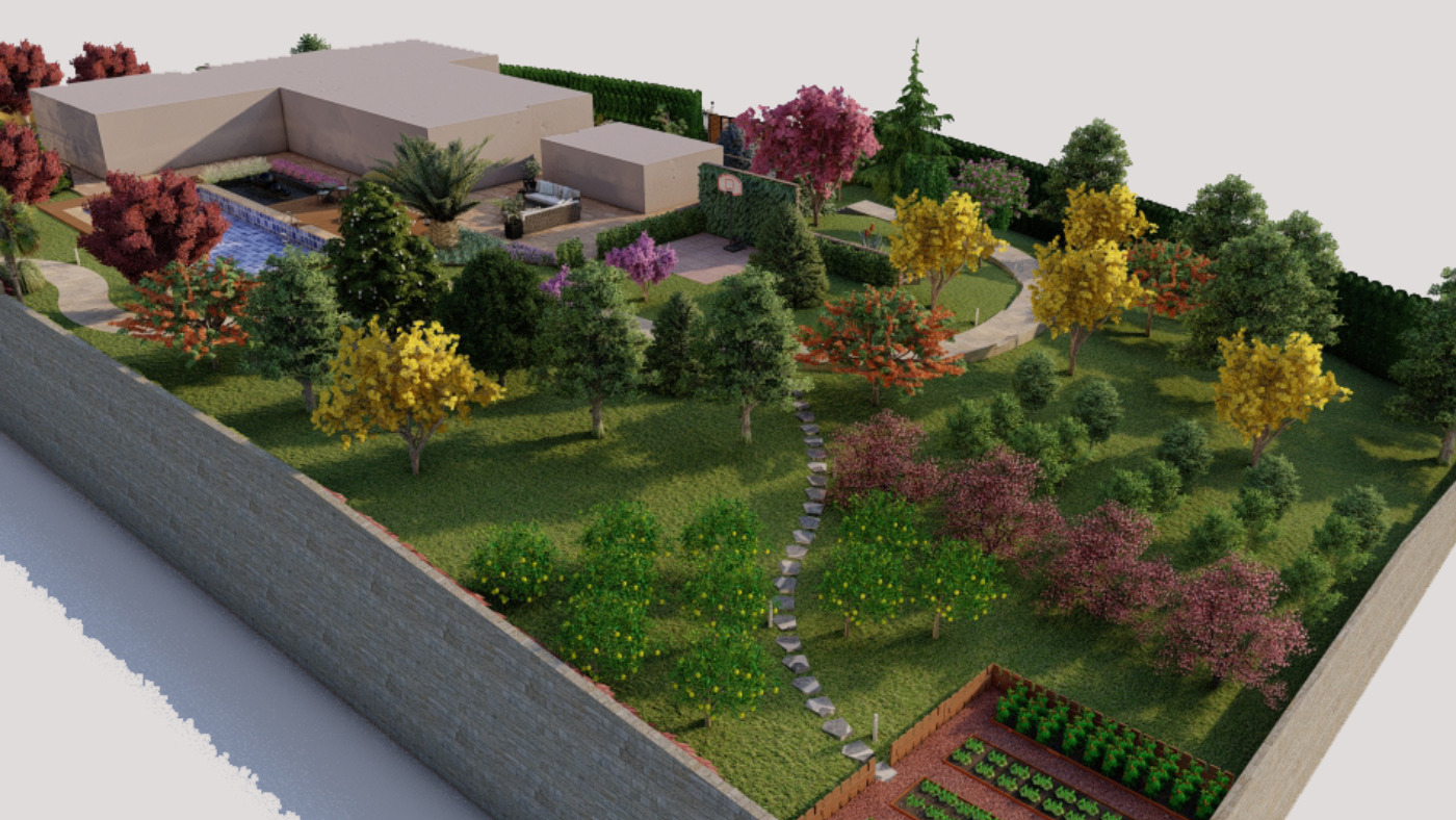 Peyzaj Tasarımı & 3D Proje Çizimi